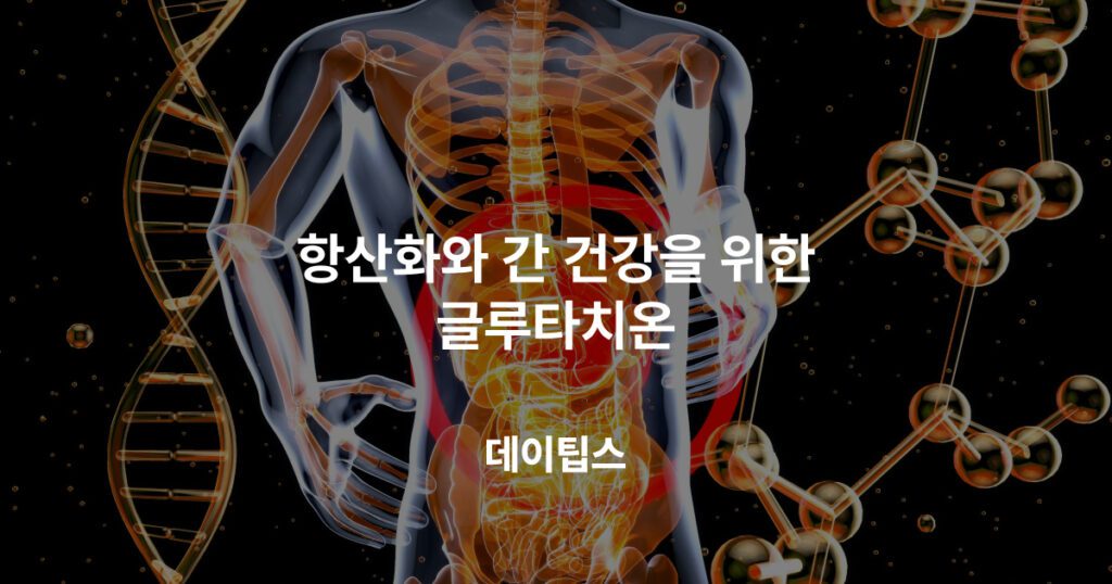 항산화와 간 건강을 위한 글루타치온