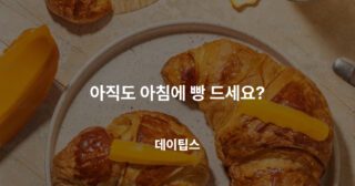 아직도 아침에 빵드세요?